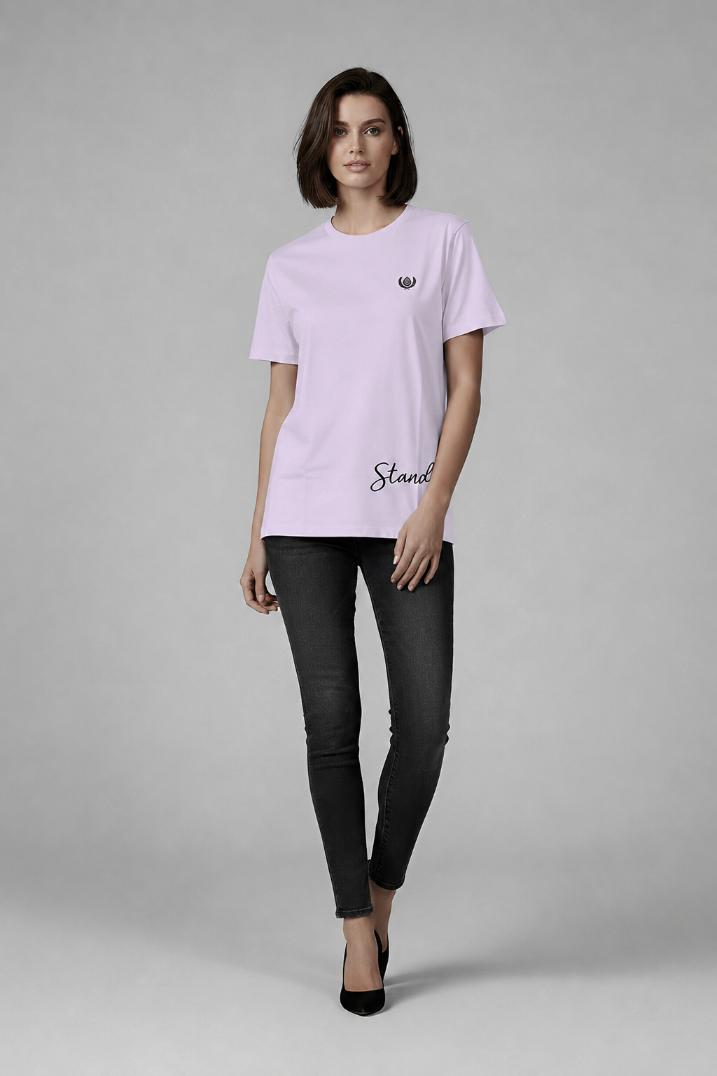 ARZ Oversized Logo T-Shirt – Women - White