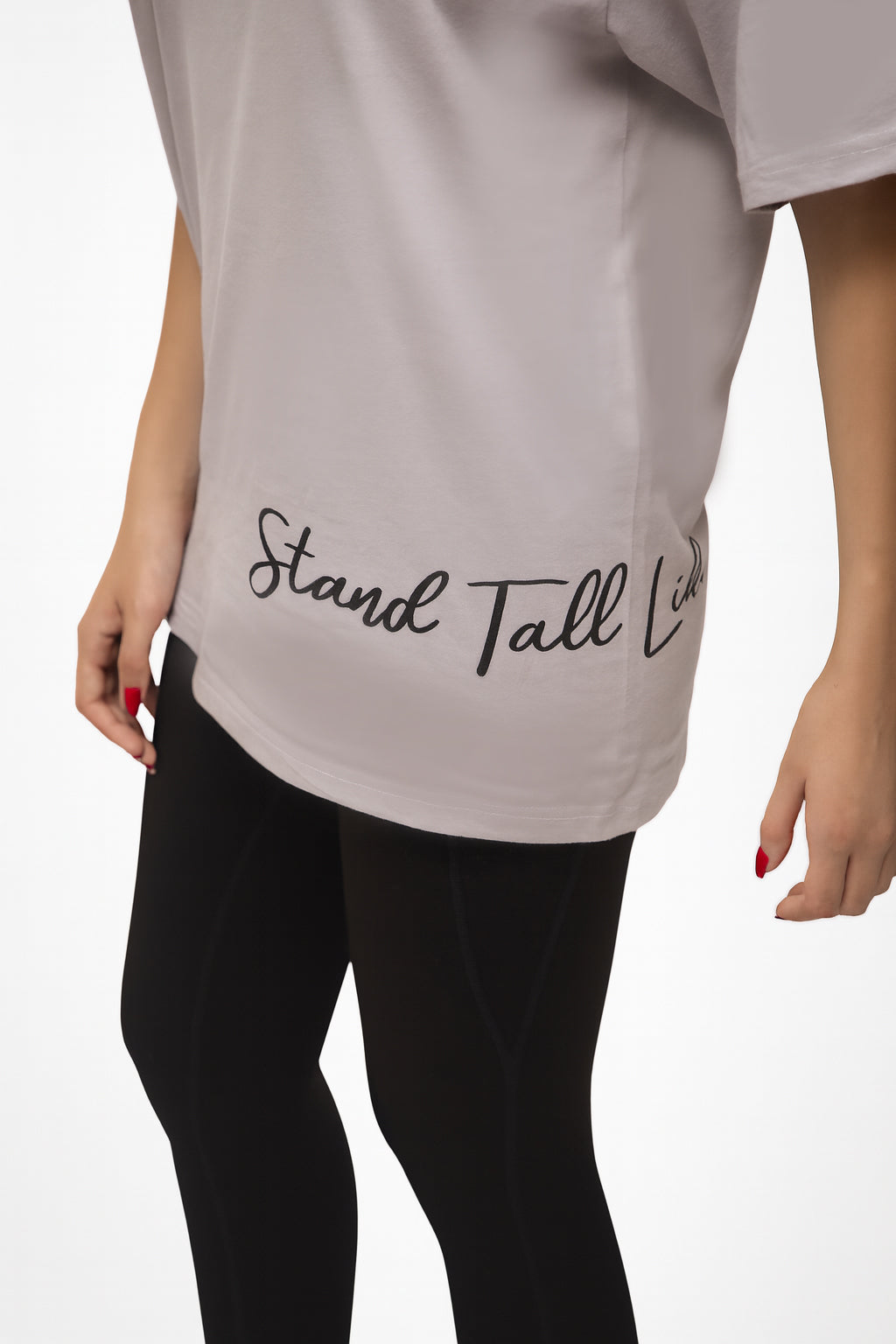 ARZ Oversized Logo T-Shirt – Women - Purple