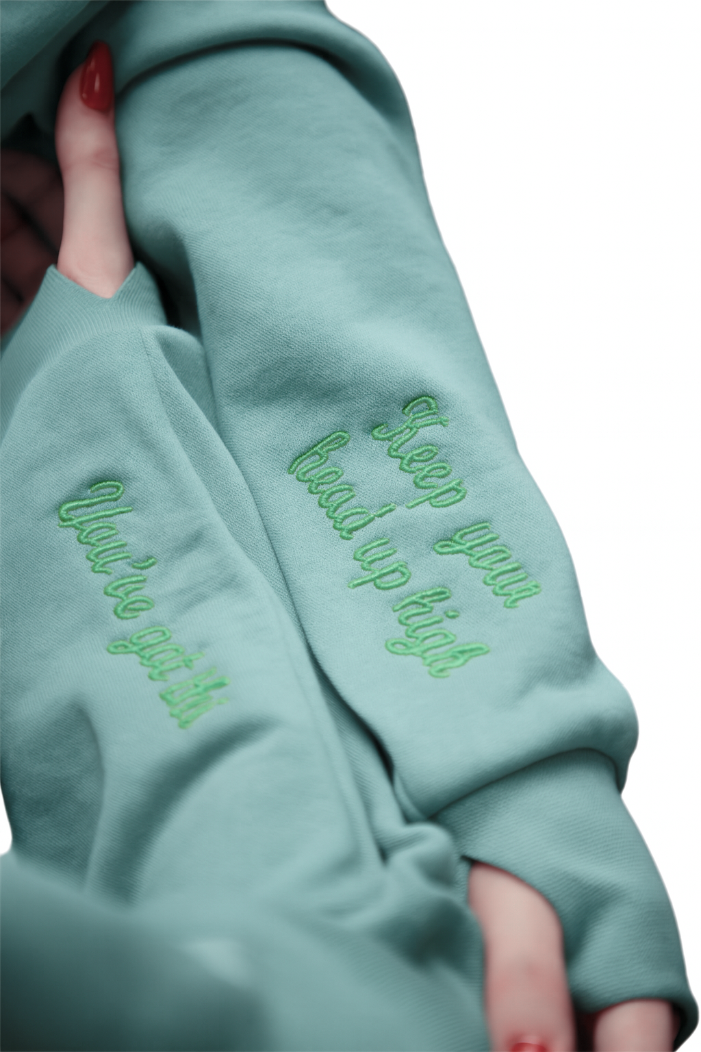 4Her Oversized Empowerment Hoodie - Green