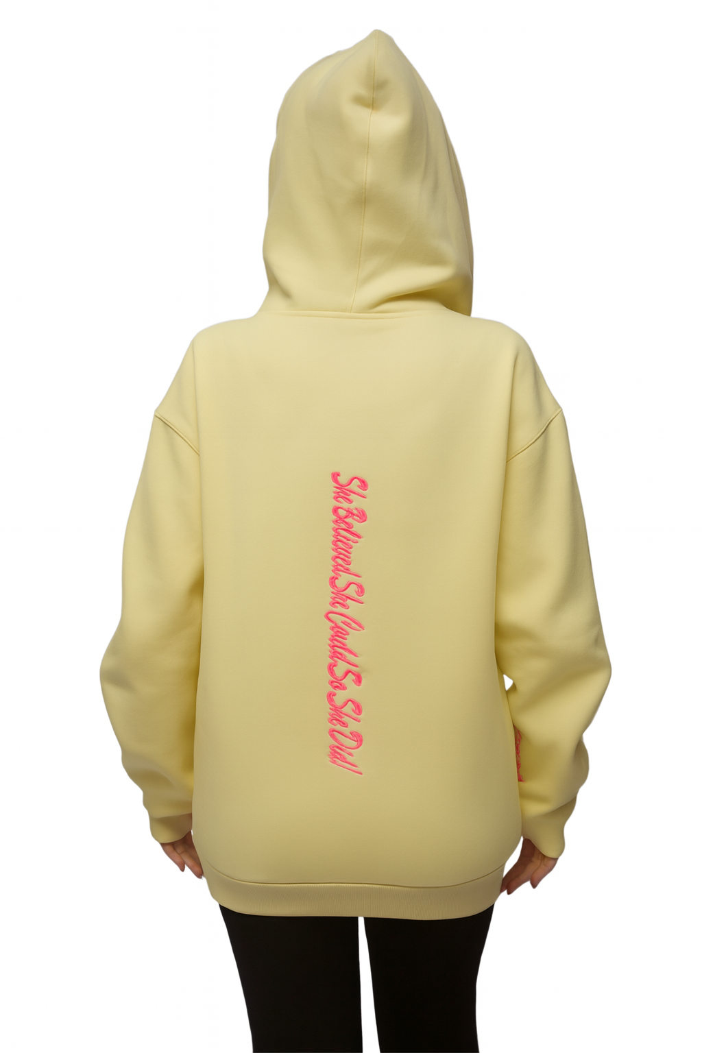 4Her Oversized Empowerment Hoodie - Yellow