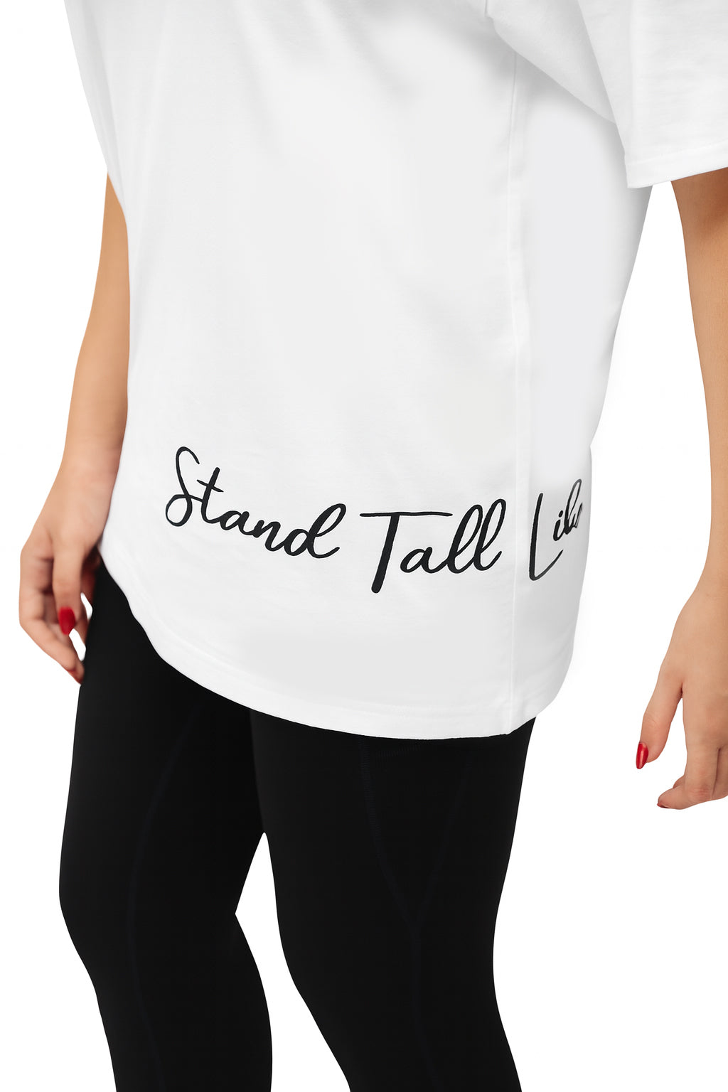 ARZ Oversized Logo T-Shirt – Women - White