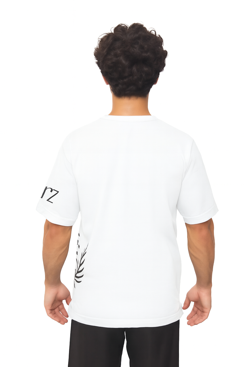 ARZ Oversized Logo T-Shirt – Men - White