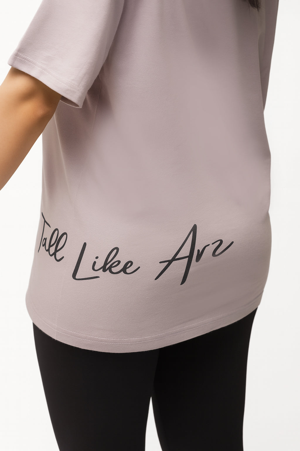 ARZ Oversized Logo T-Shirt – Women - Purple