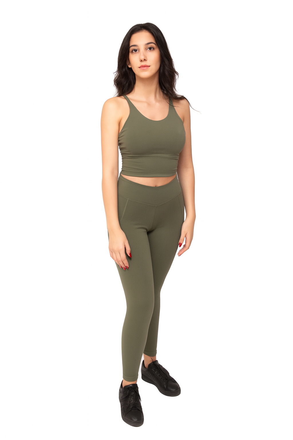 4Her Empower Sports Bras – Olive Green