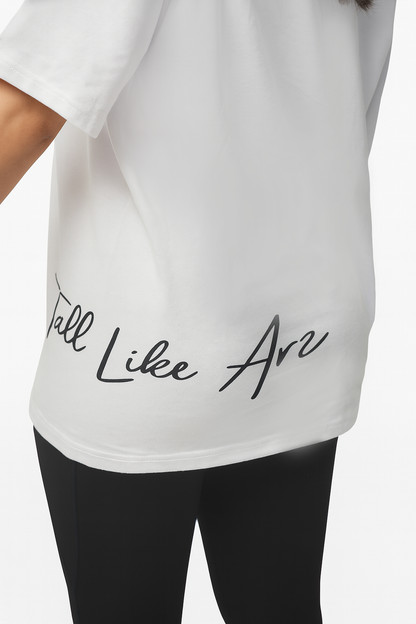 ARZ Oversized Logo T-Shirt – Women - White