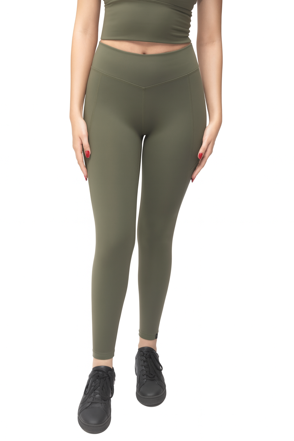 4Her Empower Leggings – Olive Green