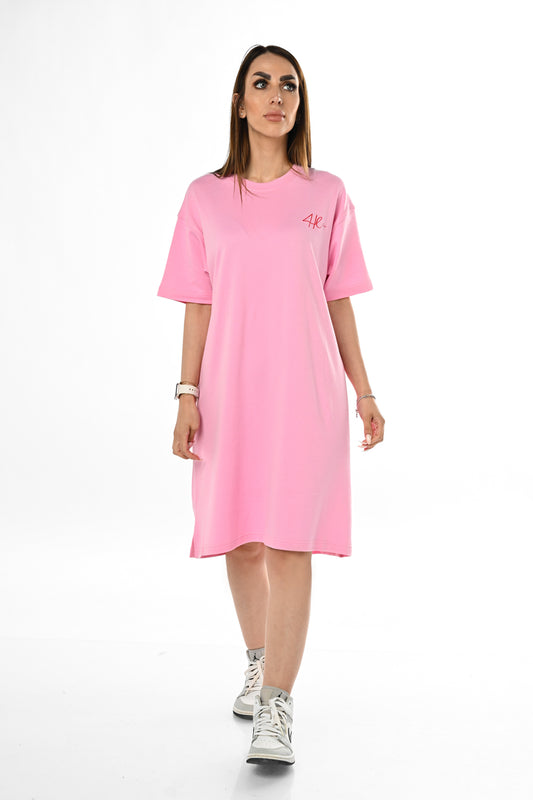 4Her Oversize Tee Dress - Women - Blush