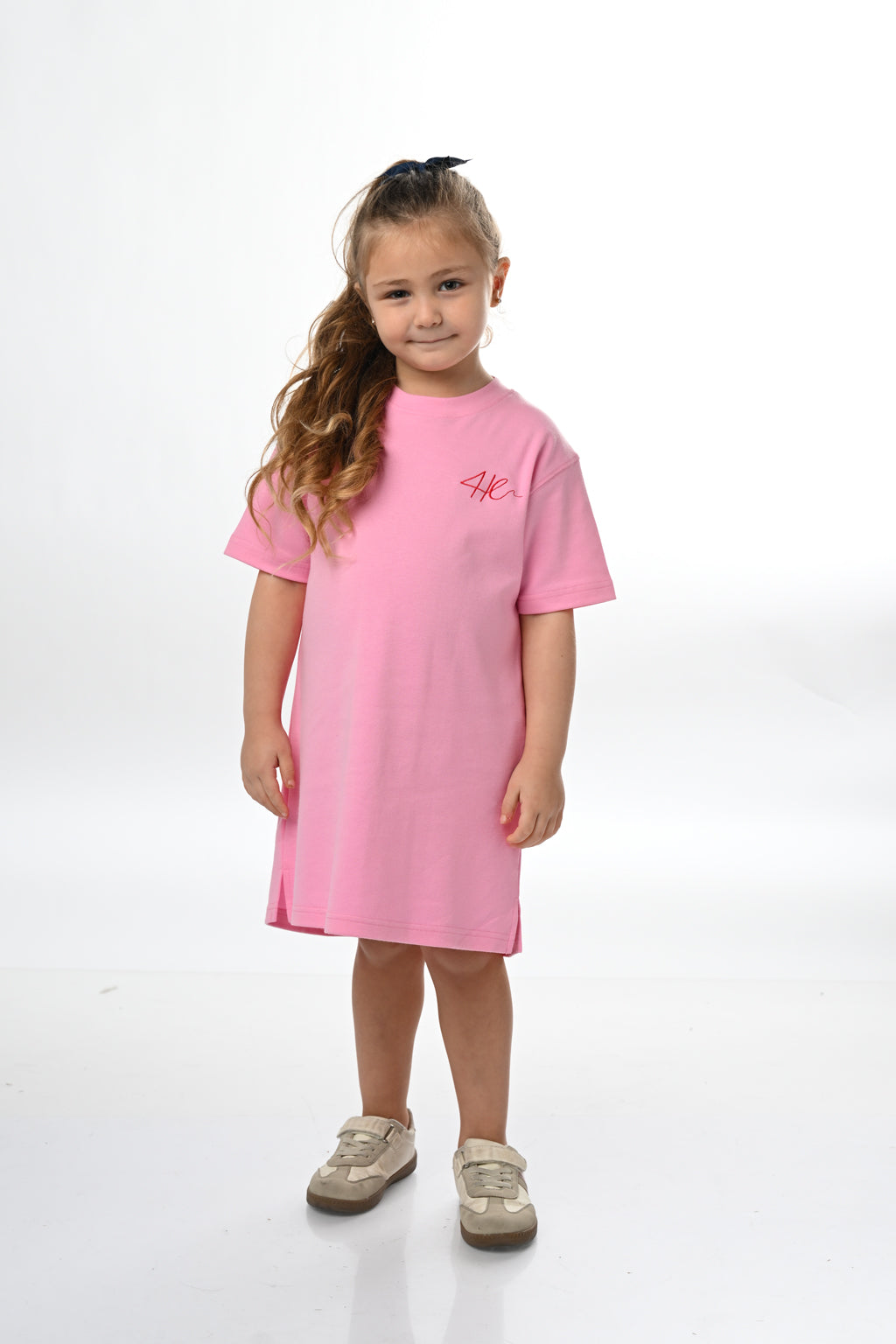 4Her Oversize Tee Dress - Girls - Pink