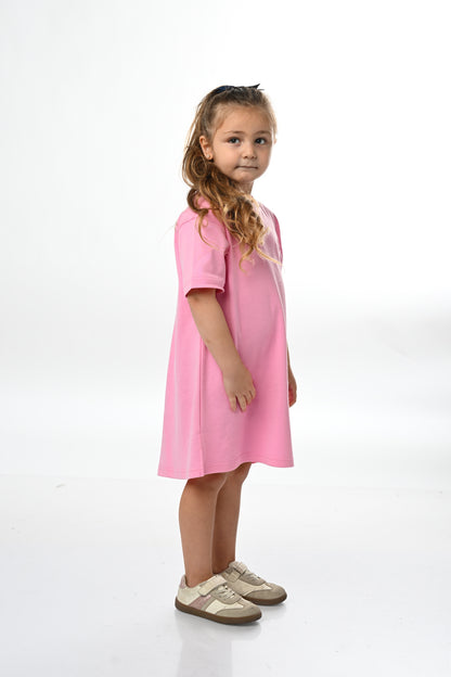 4Her Oversize Tee Dress - Girls - Pink