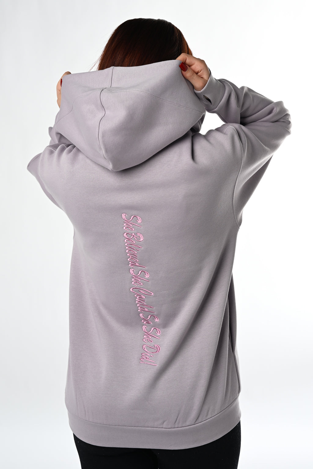 4Her Oversized Empowerment Hoodie - Purple