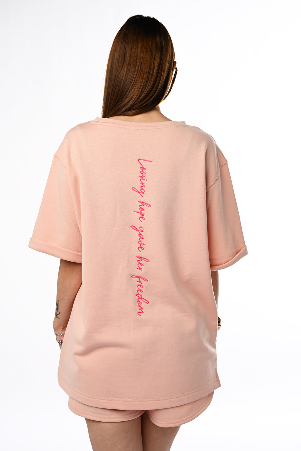4Her Empower Oversized T-Shirt - Tiffany Blue