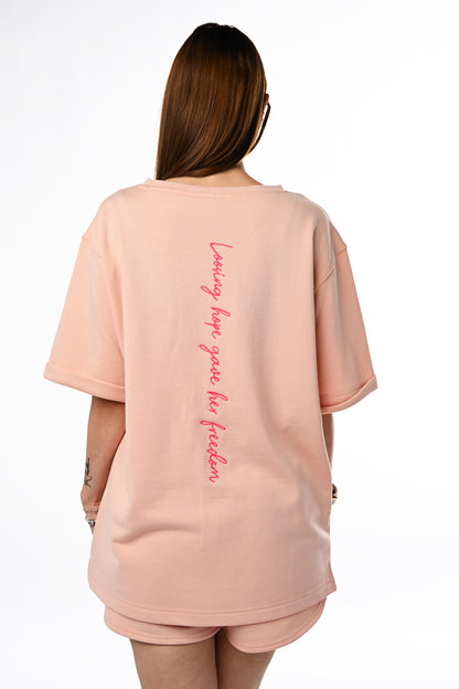 4Her Empower Oversized T-Shirt - Tiffany Blue