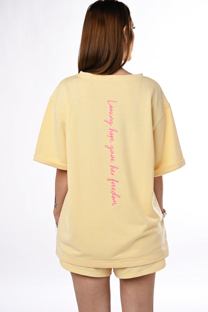4Her Empower Oversized T-Shirt - Tiffany Blue