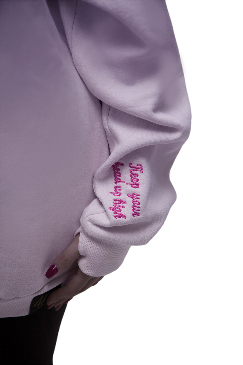 4Her Oversized Empowerment Hoodie - Purple