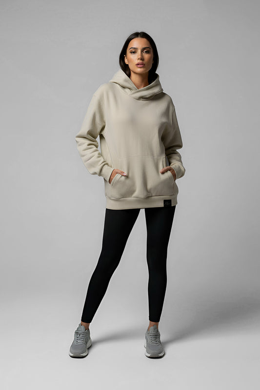 4Her Oversized Empowerment Hoodie - Greige