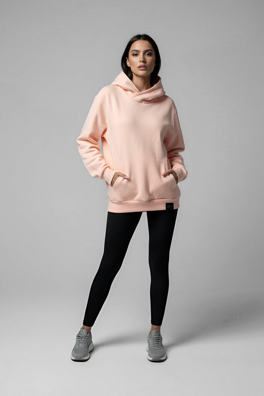 4Her Oversized Empowerment Hoodie - Peach