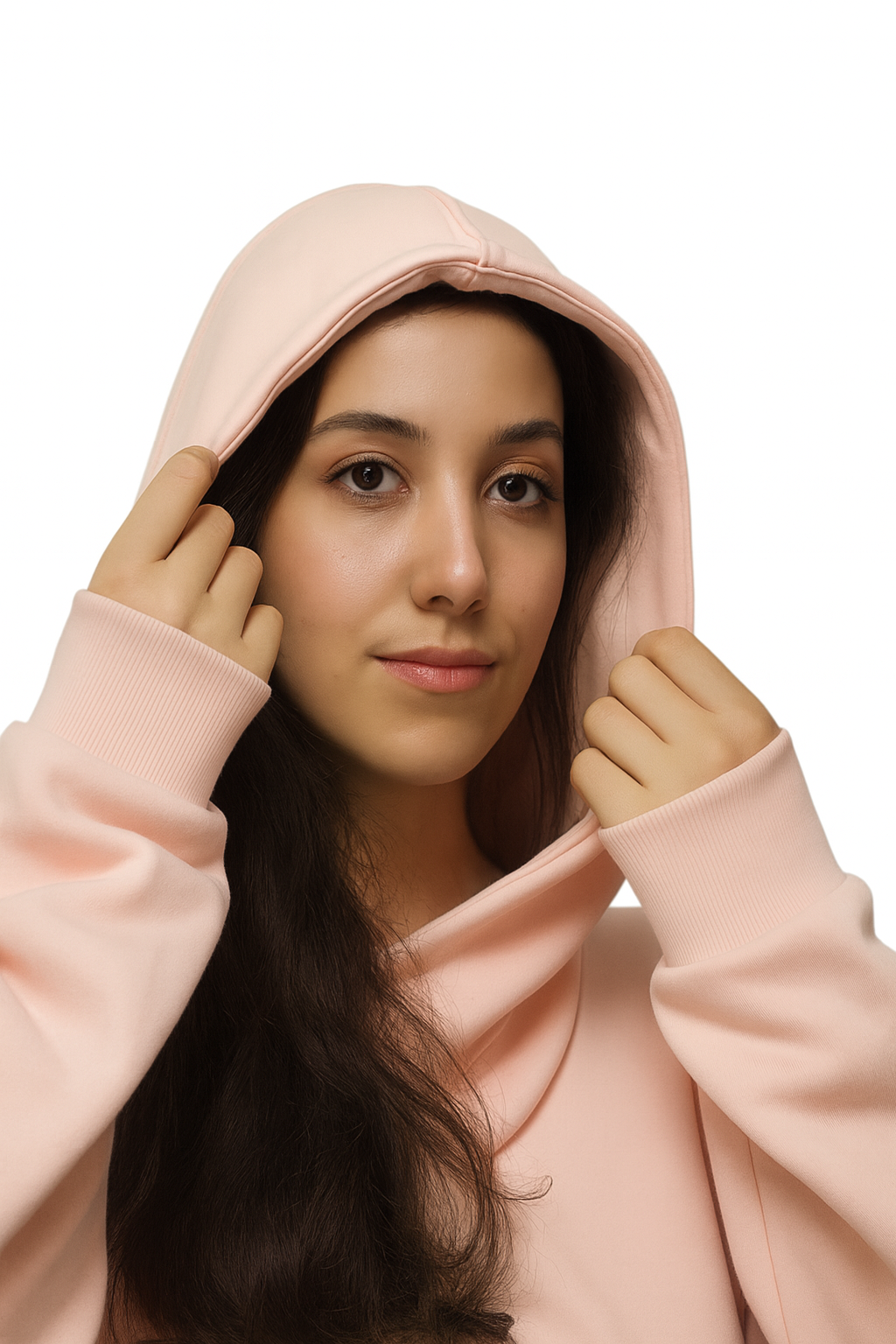 4Her Oversized Empowerment Hoodie - Peach