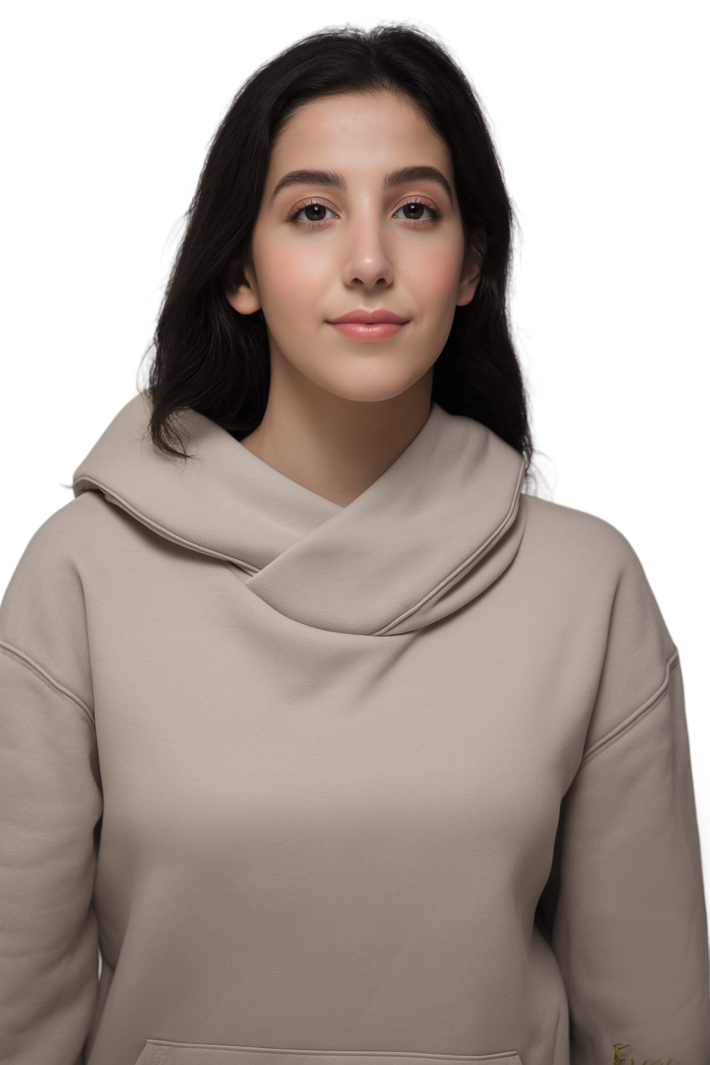 4Her Oversized Empowerment Hoodie - Greige