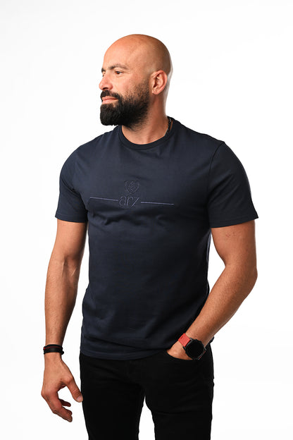 ARZ Classic Embroidered T-Shirt – Men - Black