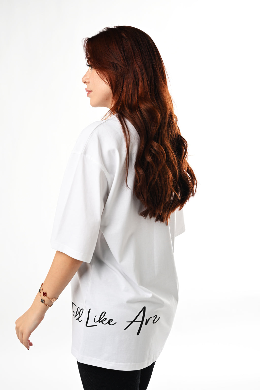 ARZ Oversized Logo T-Shirt – Women - White