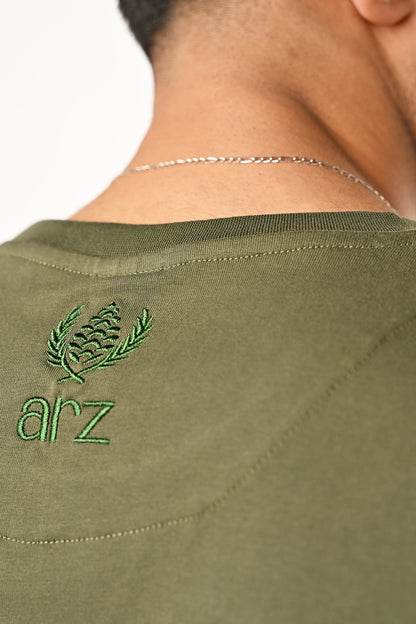 ARZ For Hope - Lebanon Edition T-Shirt – Men - Olive Green