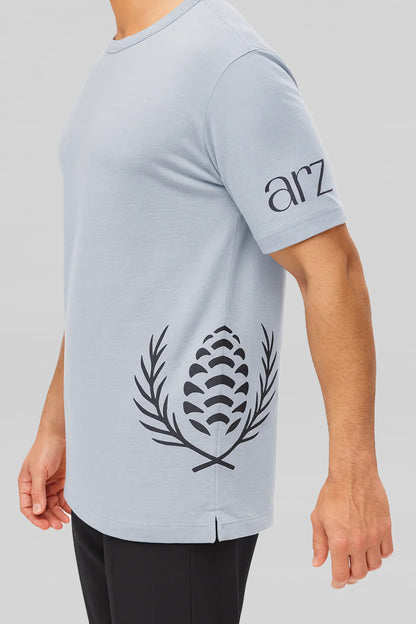 ARZ Oversized Logo T-Shirt – Men - White