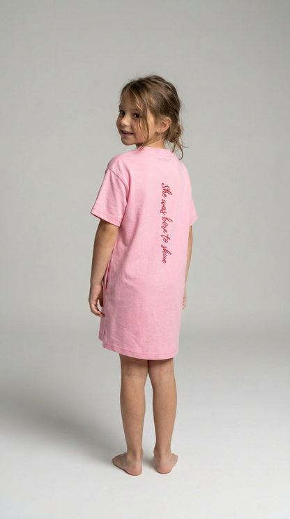 4Her Oversize Tee Dress - Girls - Pink
