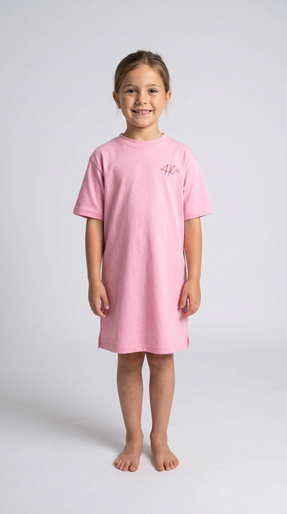 4Her Oversize Tee Dress - Girls - Pink