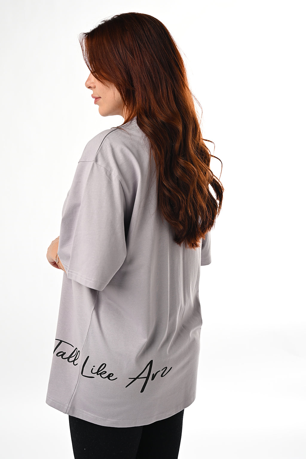 ARZ Oversized Logo T-Shirt – Women - Purple
