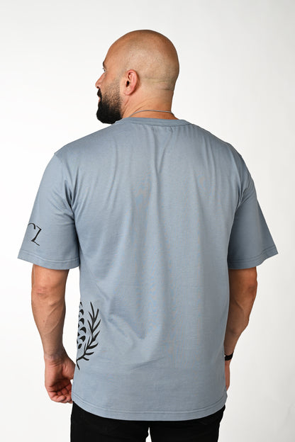 ARZ Oversized Logo T-Shirt – Men - White