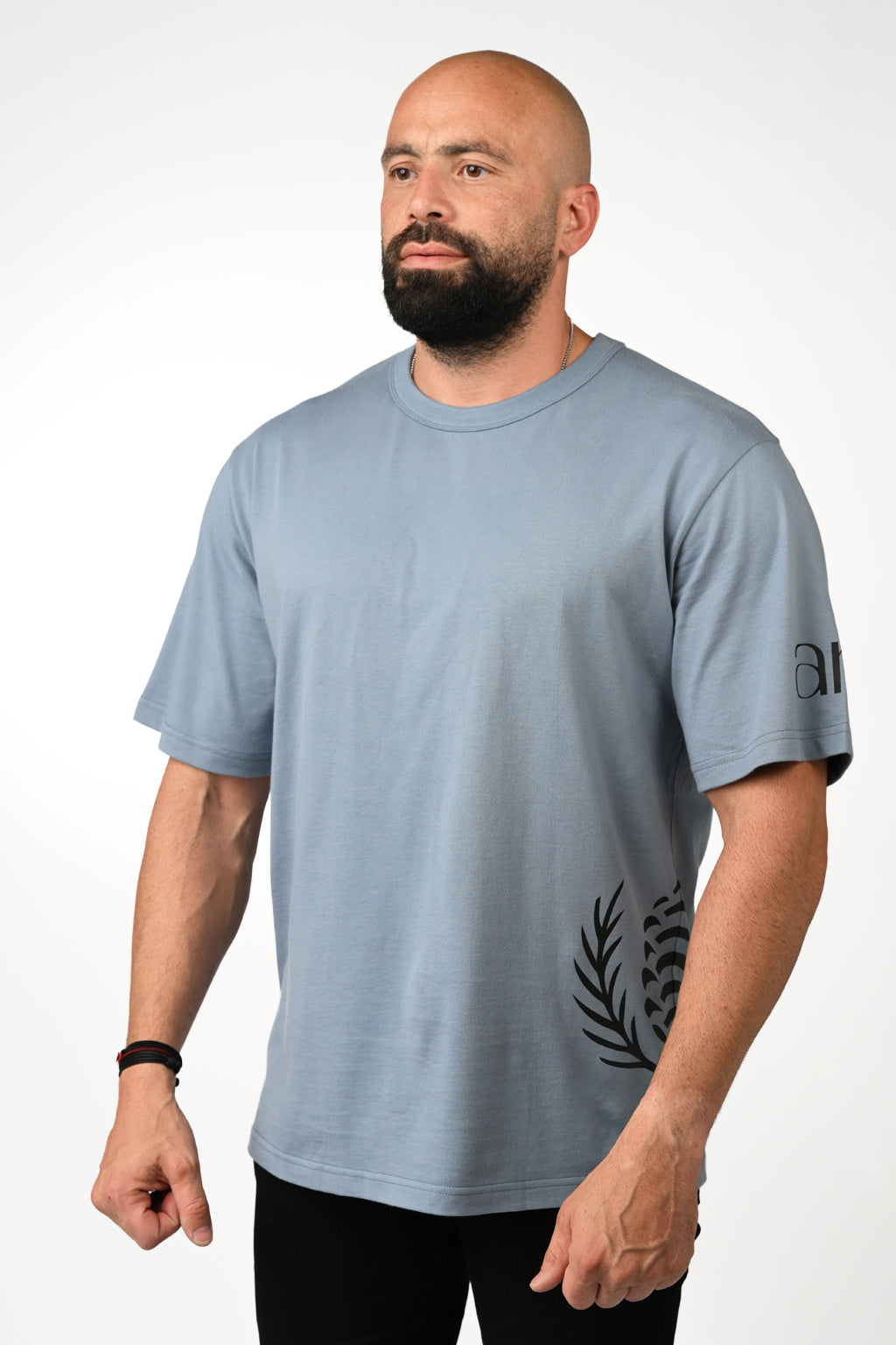 ARZ Oversized Logo T-Shirt – Men - White