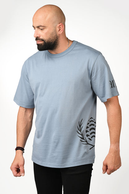 ARZ Oversized Logo T-Shirt – Men - White