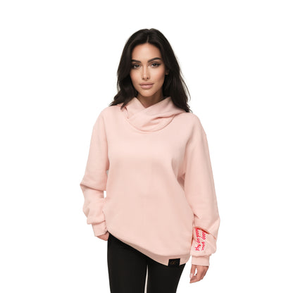 4Her Oversized Empowerment Hoodie - Peach