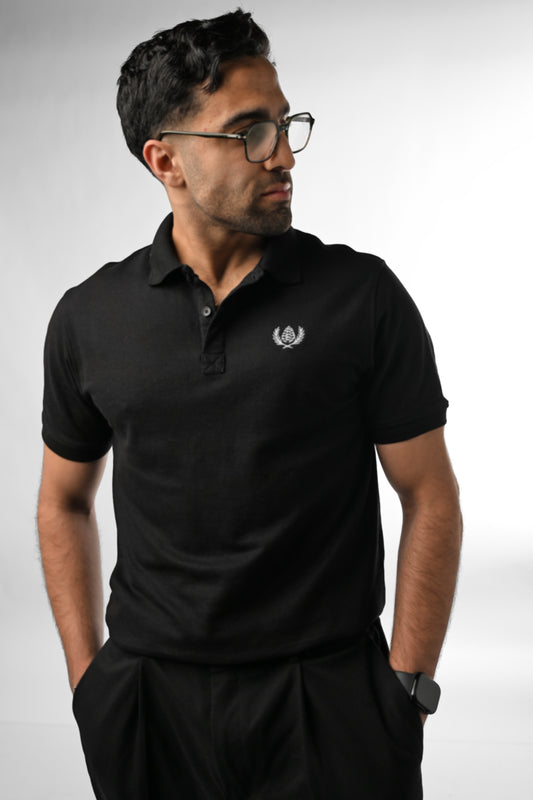 ARZ Classic Polo Shirt – Men - Black