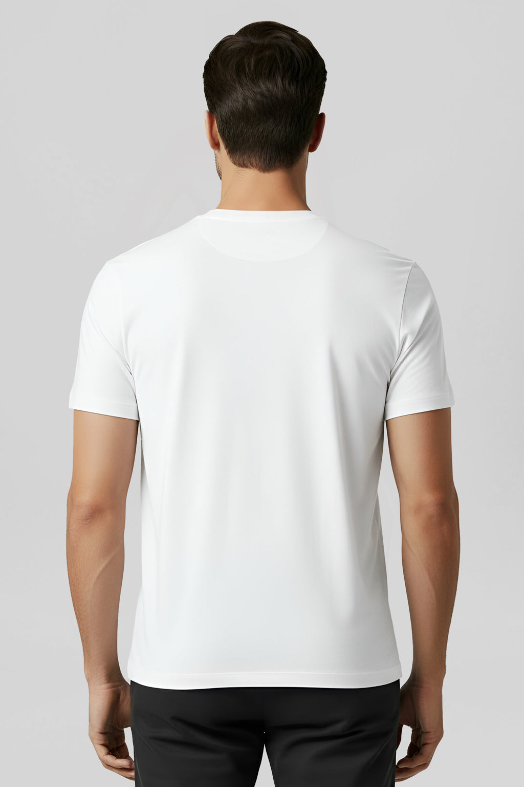 ARZ Classic Embroidered T-Shirt – Men - Navy Blue