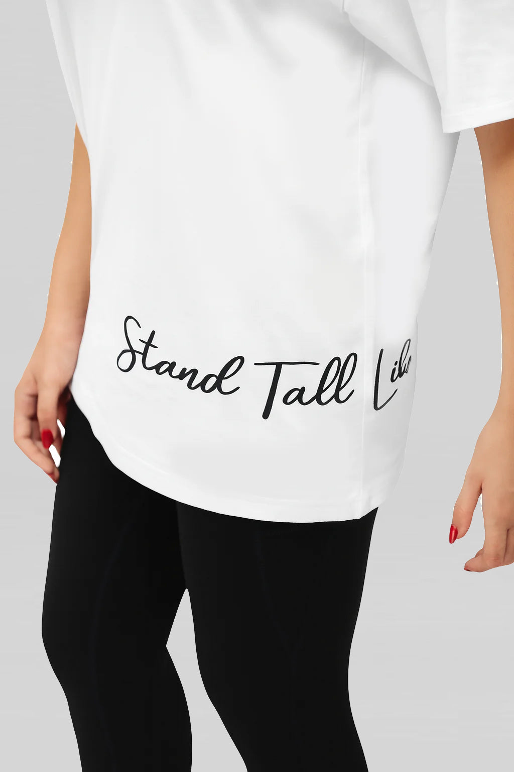 ARZ Oversized Logo T-Shirt – Women - Purple