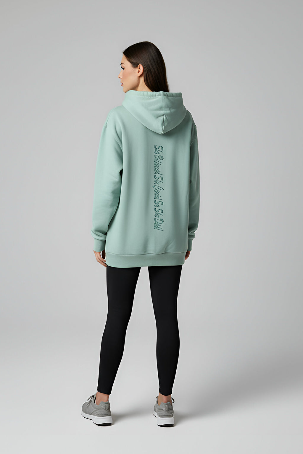 4Her Oversized Empowerment Hoodie - Greige