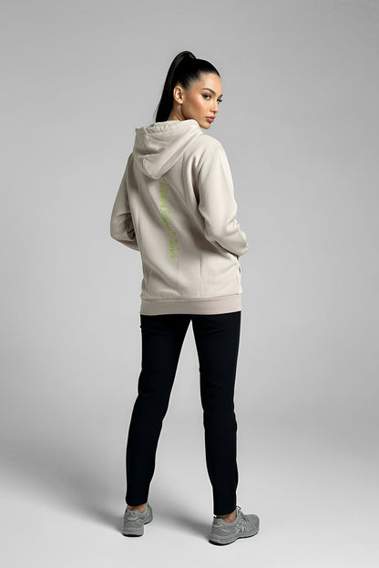 4Her Oversized Empowerment Hoodie - Greige