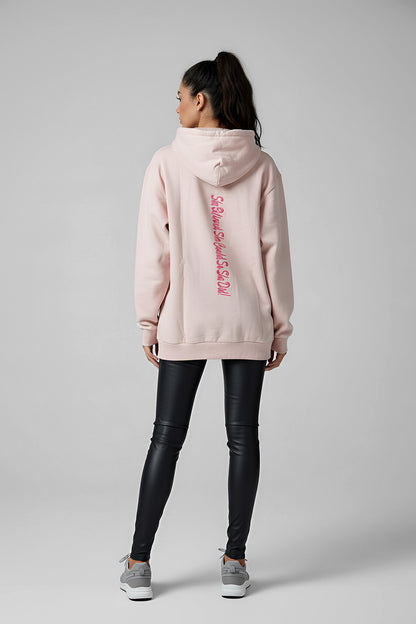 4Her Oversized Empowerment Hoodie - Greige