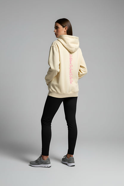 4Her Oversized Empowerment Hoodie - Greige