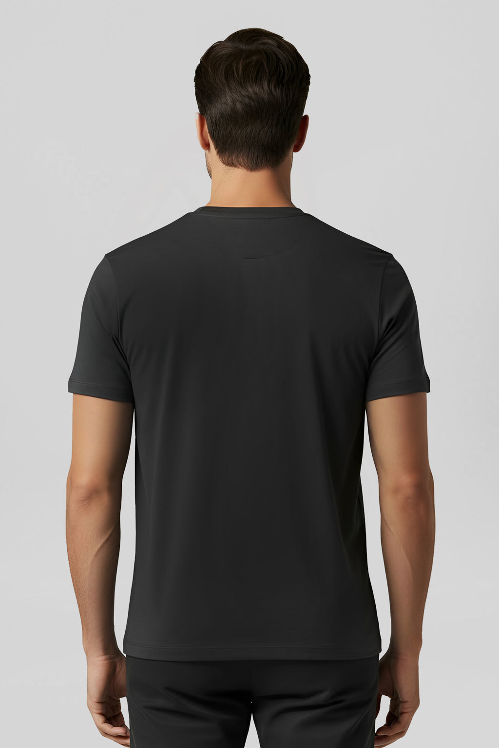ARZ Classic Embroidered T-Shirt – Men - Navy Blue