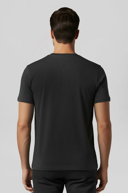 ARZ Classic Embroidered T-Shirt – Men - Navy Blue