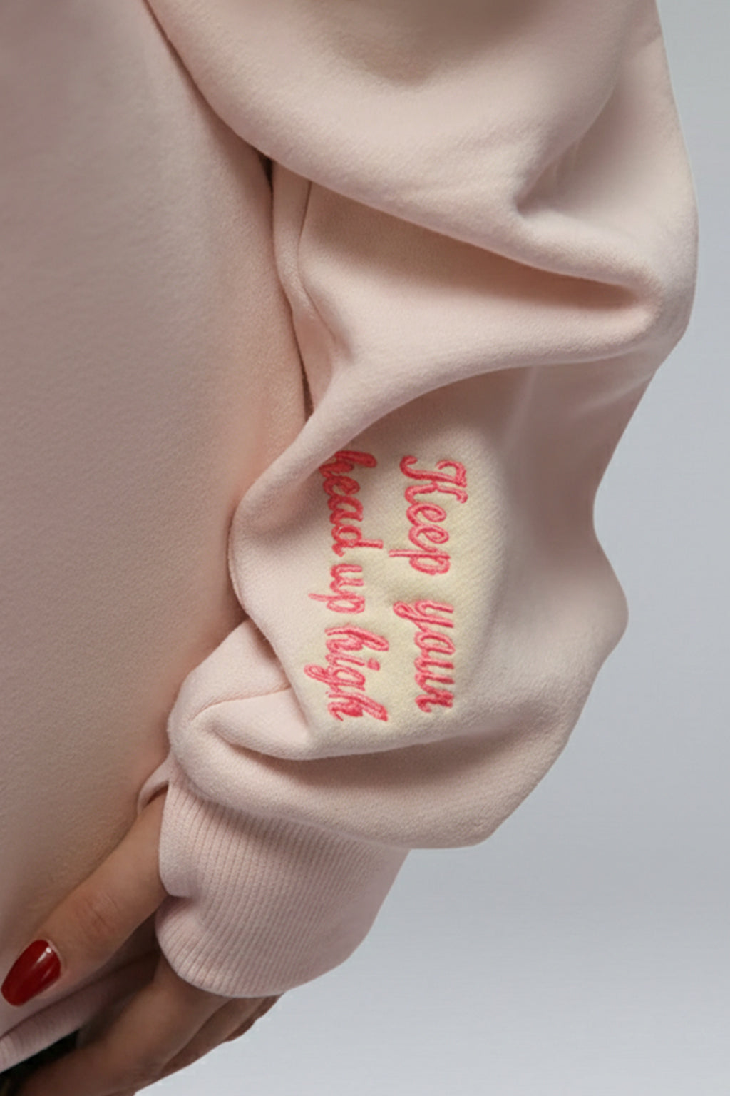 4Her Oversized Empowerment Hoodie - Greige