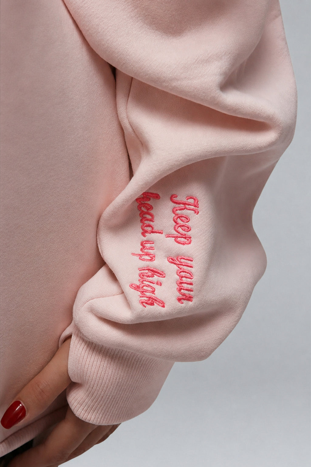4Her Oversized Empowerment Hoodie - Greige
