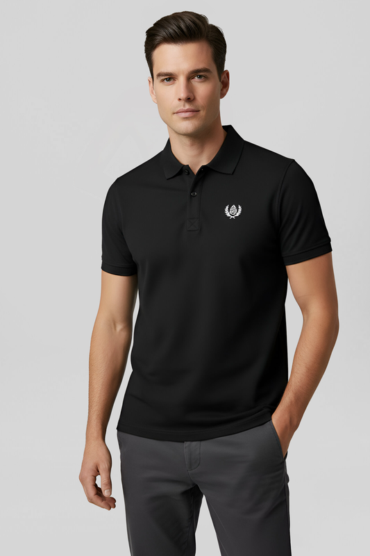 ARZ Classic Polo Shirt – Men - Black
