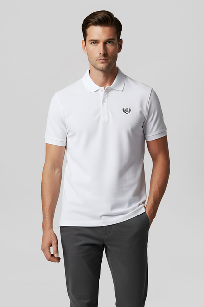 ARZ Classic Polo Shirt – Men - White