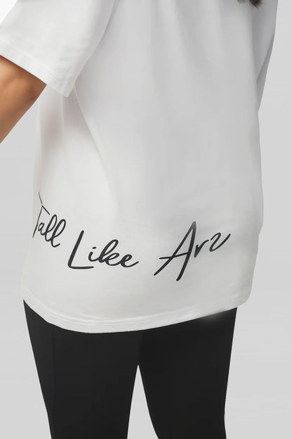 ARZ Oversized Logo T-Shirt – Women - Purple