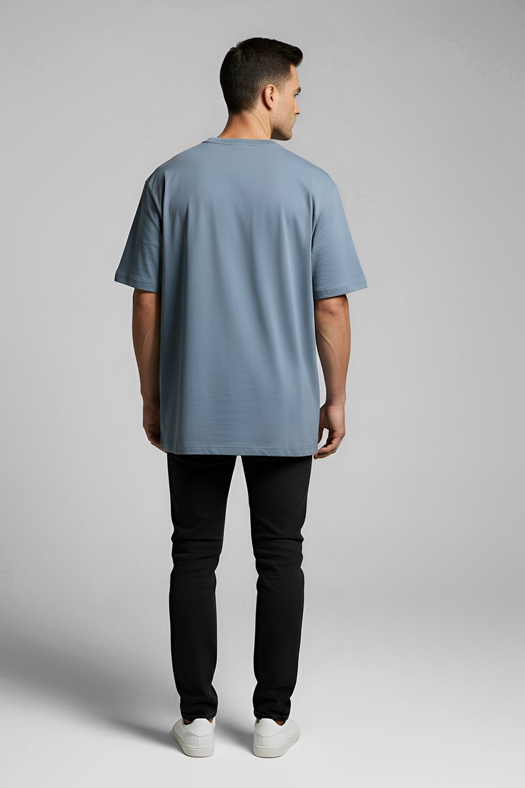 ARZ Oversized Logo T-Shirt – Men - White