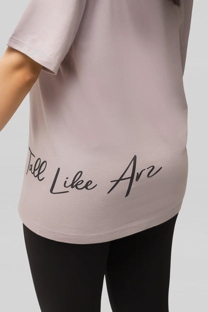 ARZ Oversized Logo T-Shirt – Women - Purple