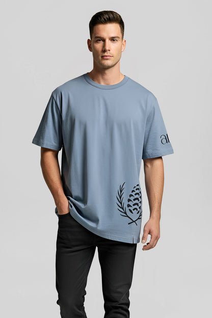 ARZ Oversized Logo T-Shirt – Men - White